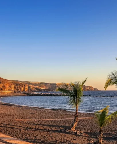 Panorama spectaculaire de la plage à Tenerife