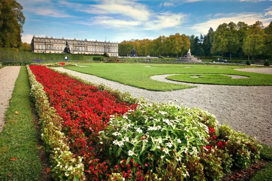 Jardin du château de Herrenchiemsee