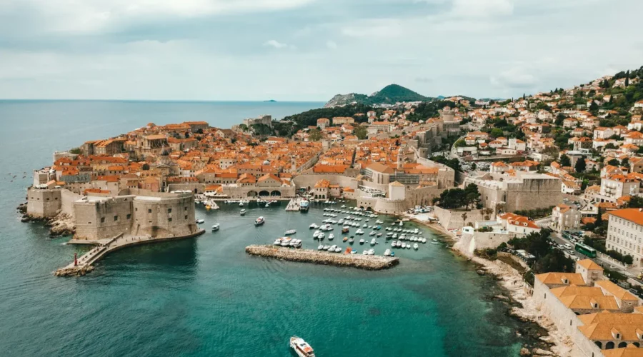 Panorama de la ville de Dubrovnik