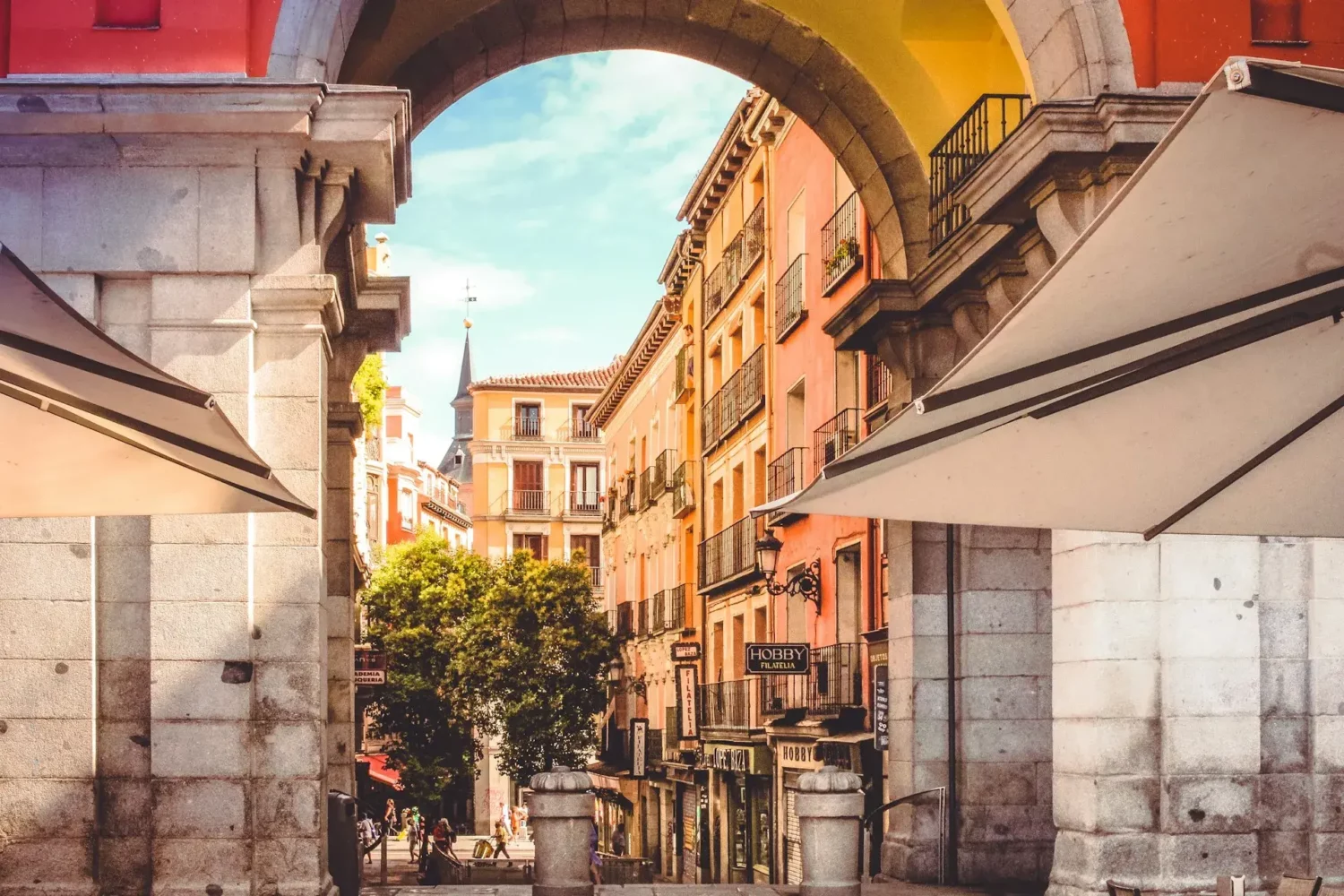 Porte de la Plaza Mayor à Madrid