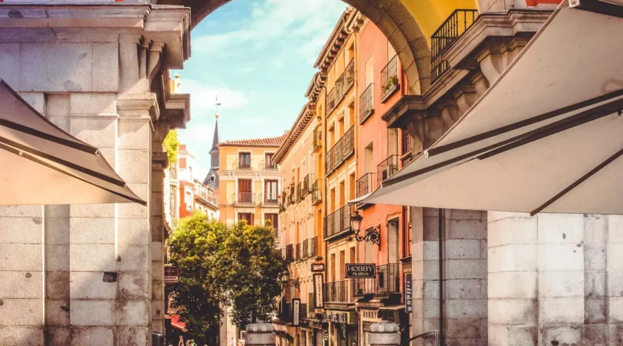 Porte de la Plaza Mayor à Madrid