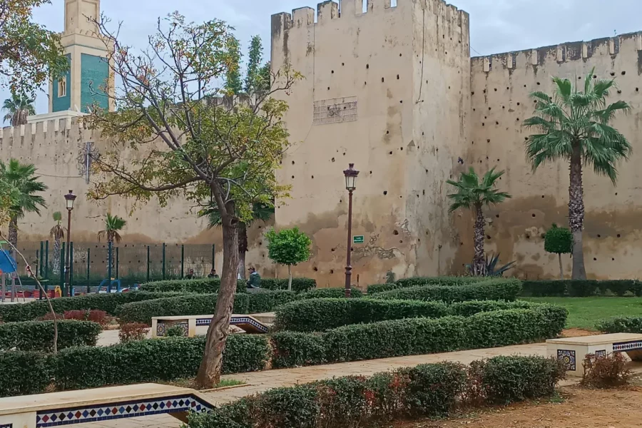 Rempart de Meknès, Maroc