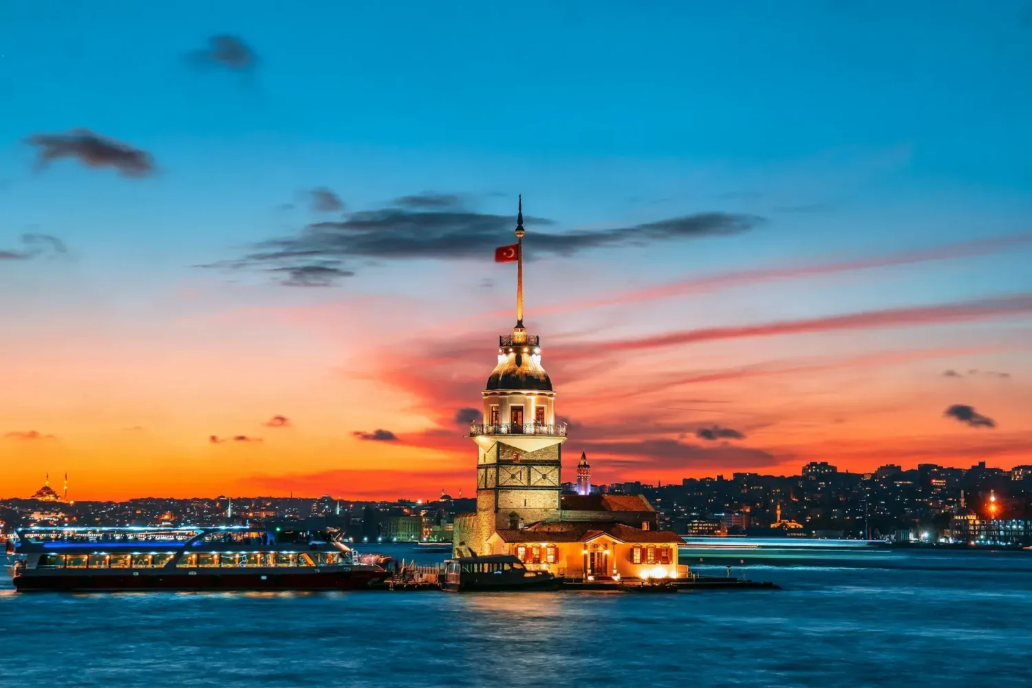 La tour de Léandre en Turquie