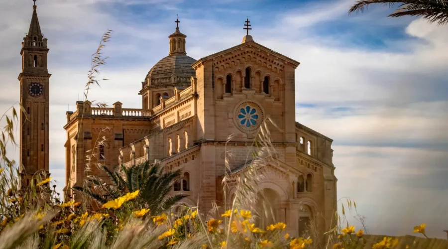 Basilique Notre-Dame Ta' Pinu à Gharb, Gozo, Malte.