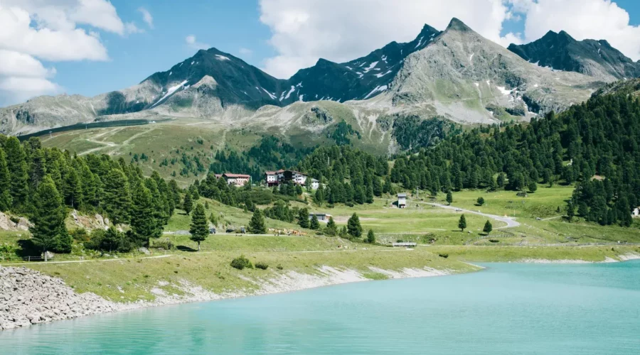 Paysage des Alpes autrichiennes dans le Tyrol
