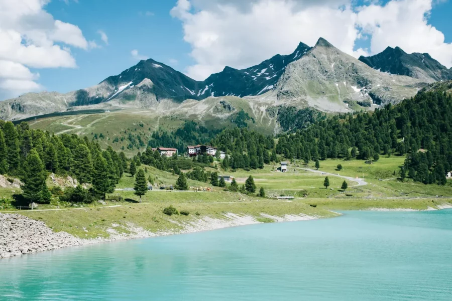 Paysage des Alpes autrichiennes dans le Tyrol