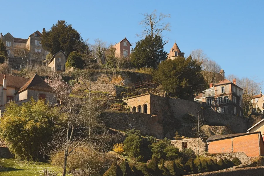 Paysage d'Avallon, Bourgogne, France