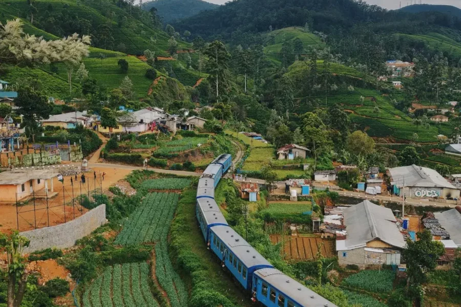 Train local de Nanu Oya, Sri Lanka