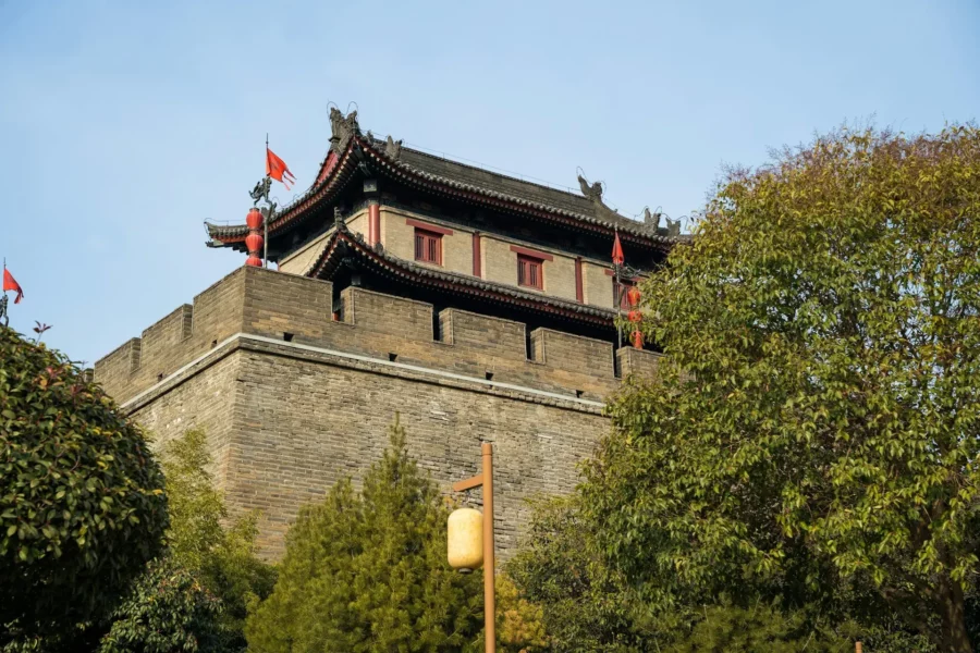 Ancienne muraille de la ville de Xi'an, Chine