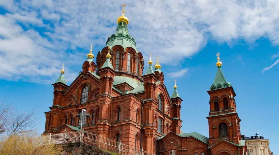 Cathédrale Ouspenski à Helsinki, Finlande