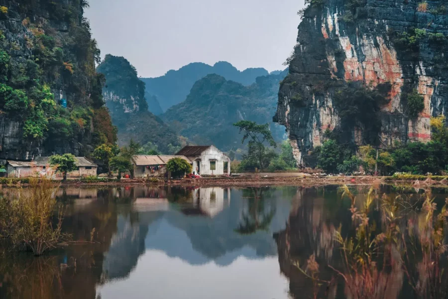 Paysage de Ninh Binh, Vietnam