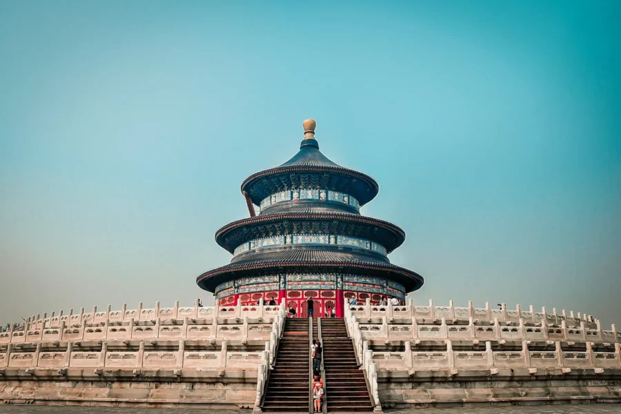 Paysage du Temple du Ciel à Pékin, Chine