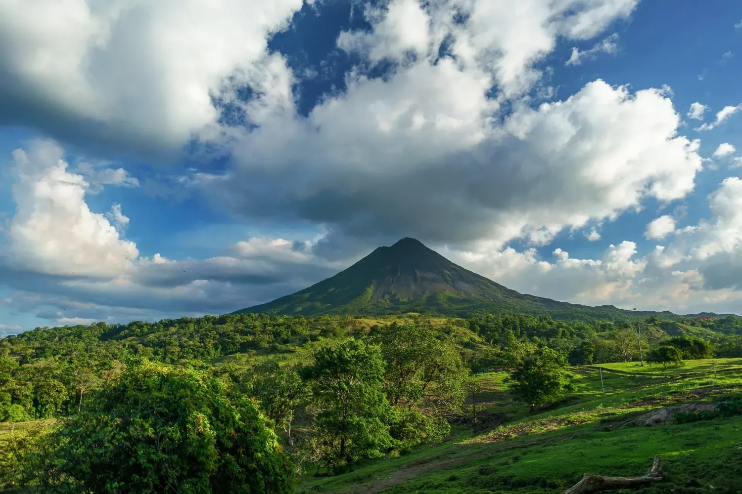 Paysage de volcan Arenal, Costa Rica