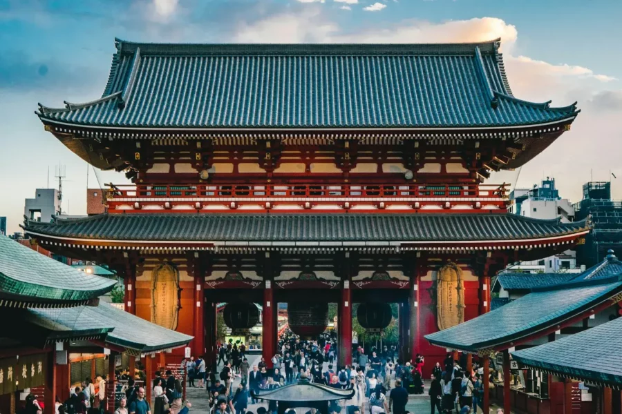 Sanctuaire d'Asakusa à Tokyo, Japon