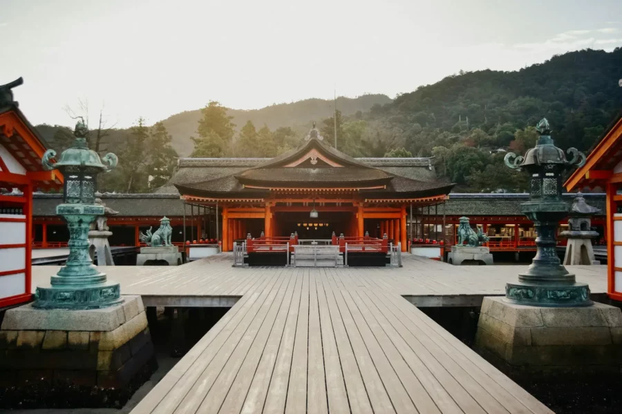 Sanctuaire de Miyajima à Miyajima, Japon