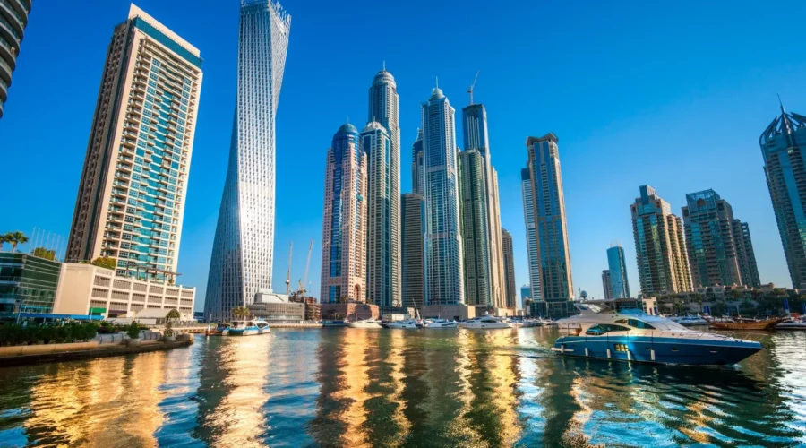 Skyline et la Marina de Dubaï