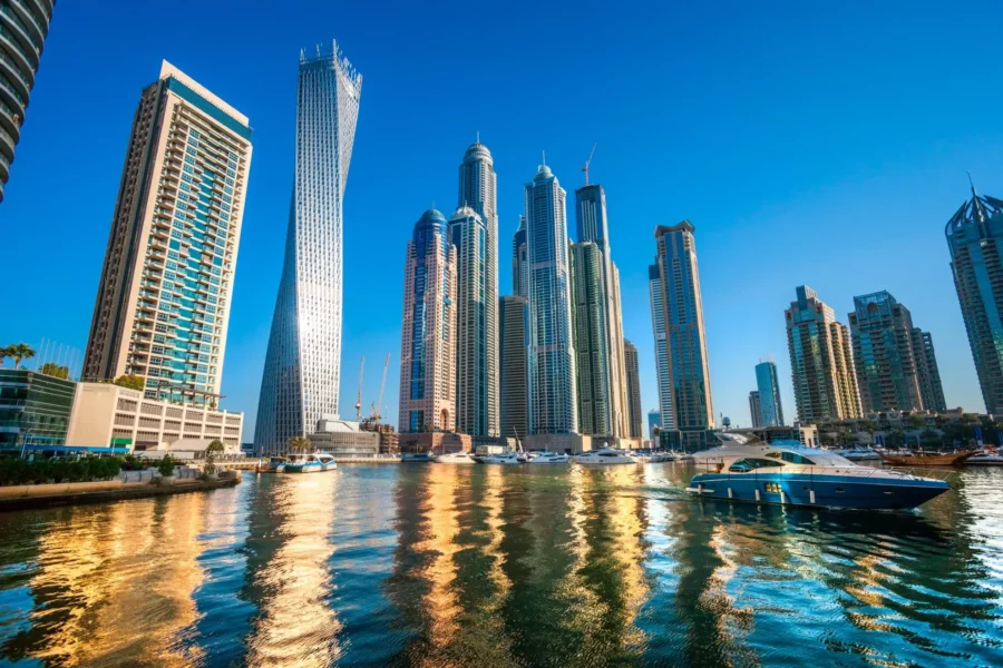 Skyline et la Marina de Dubaï