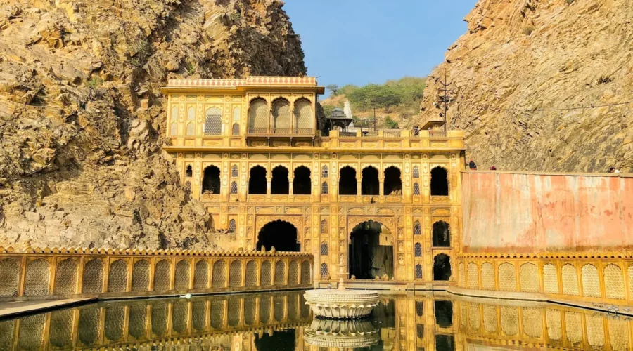 Temple Galta Ji à Jaipur, Inde