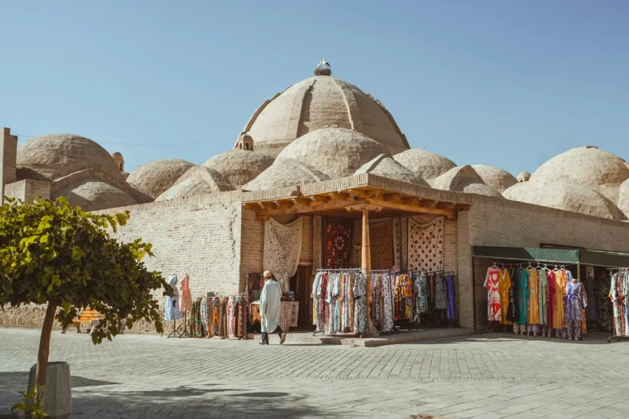 Bazar de Toqi Zargaron, Boukhara, Ouzbékistan