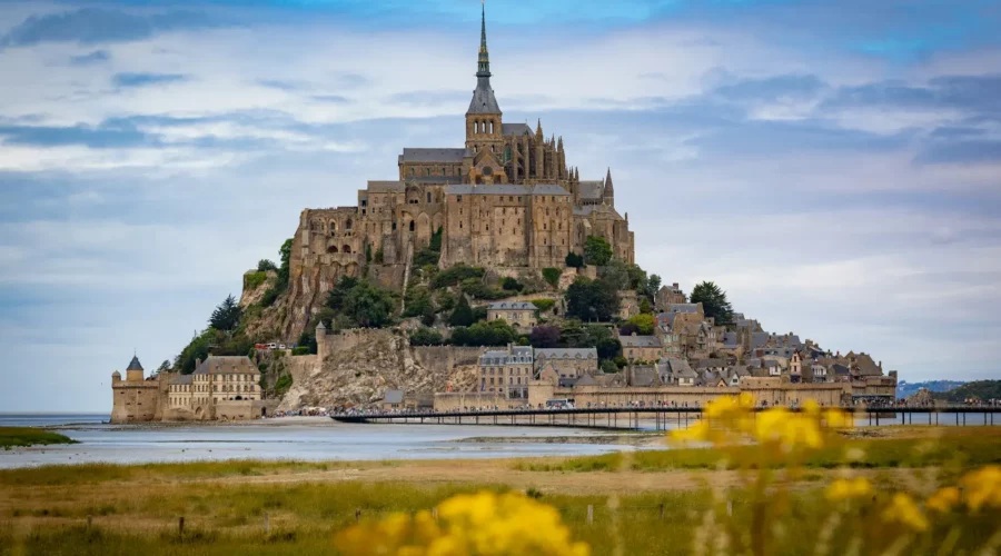 Paysage du Mont-Saint-Michel, France