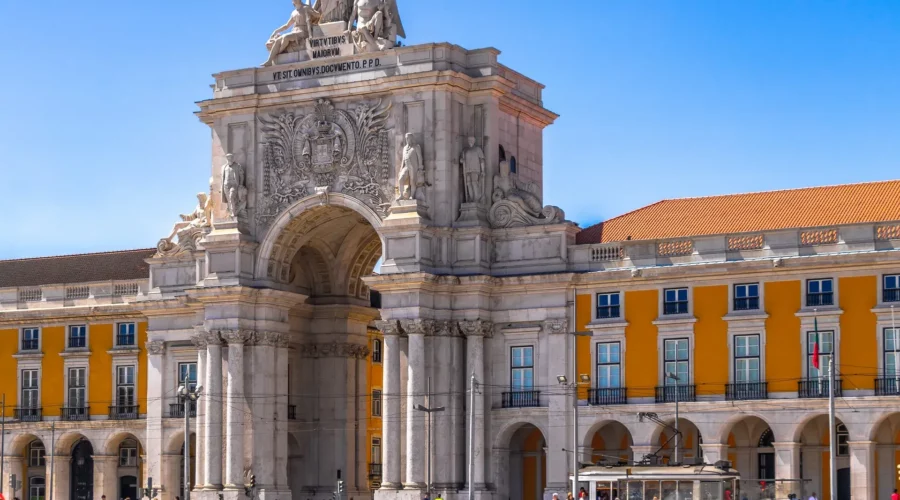 Praça do Comércio, Lisbonne, Portugal