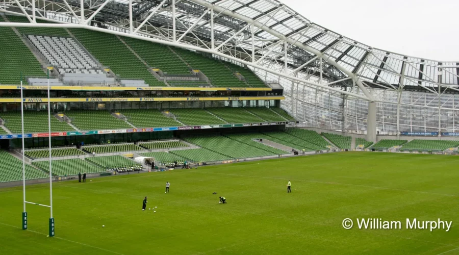 Aviva Stadium, Rugby à Dublin, par William Murphy