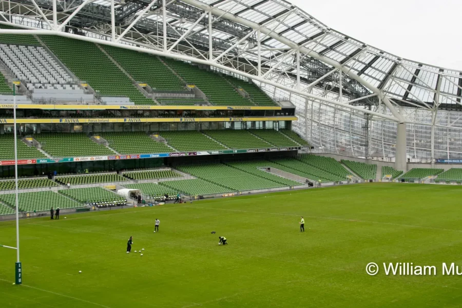 Aviva Stadium, Rugby à Dublin, par William Murphy