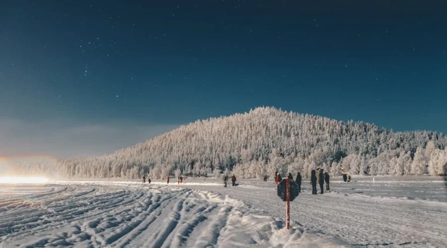 Paysage de Laponie, Finlande