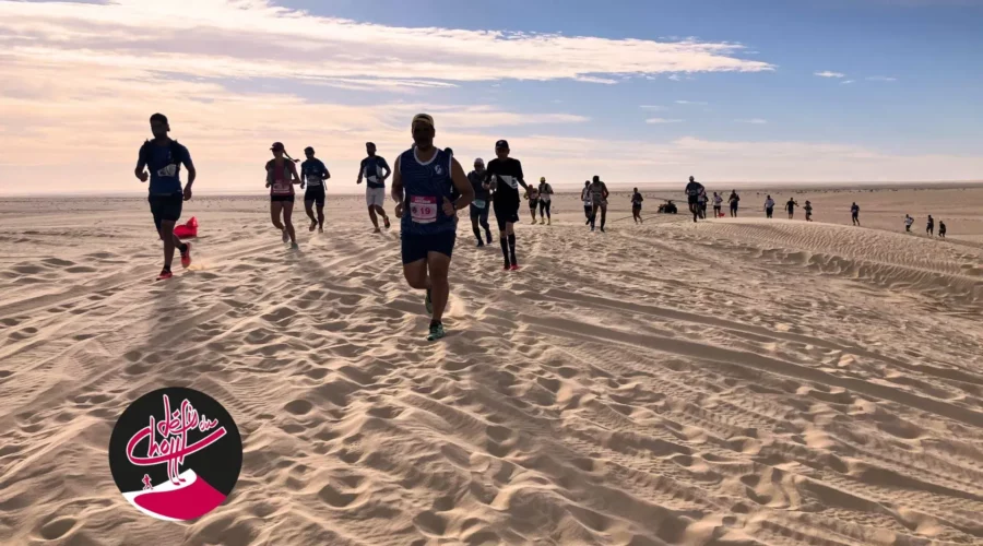 Coureurs pendant le défi du Chott 2024