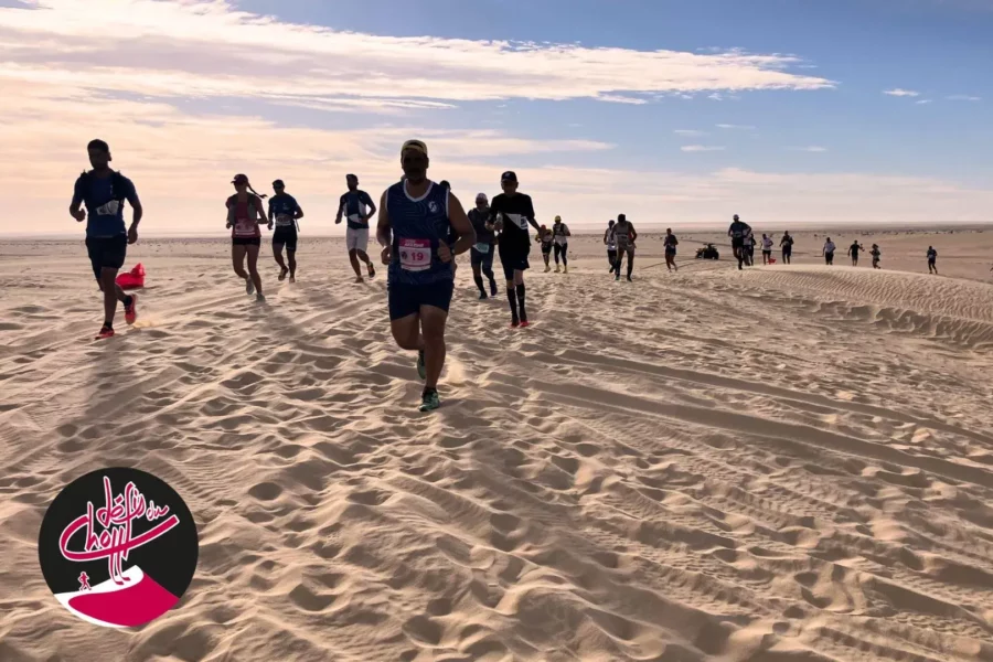 Coureurs pendant le défi du Chott 2024