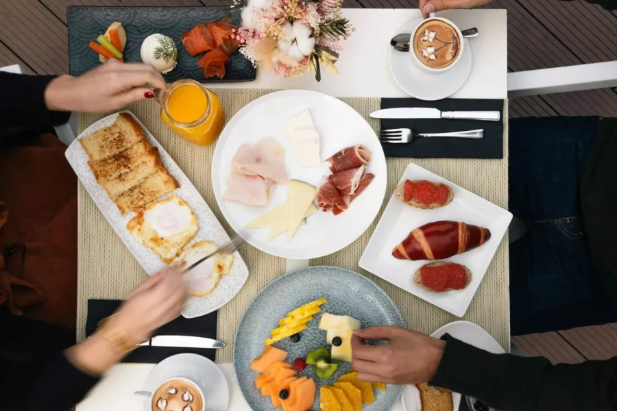 Petit-déjeuner de l'hôtel Voco Madrid Retiro