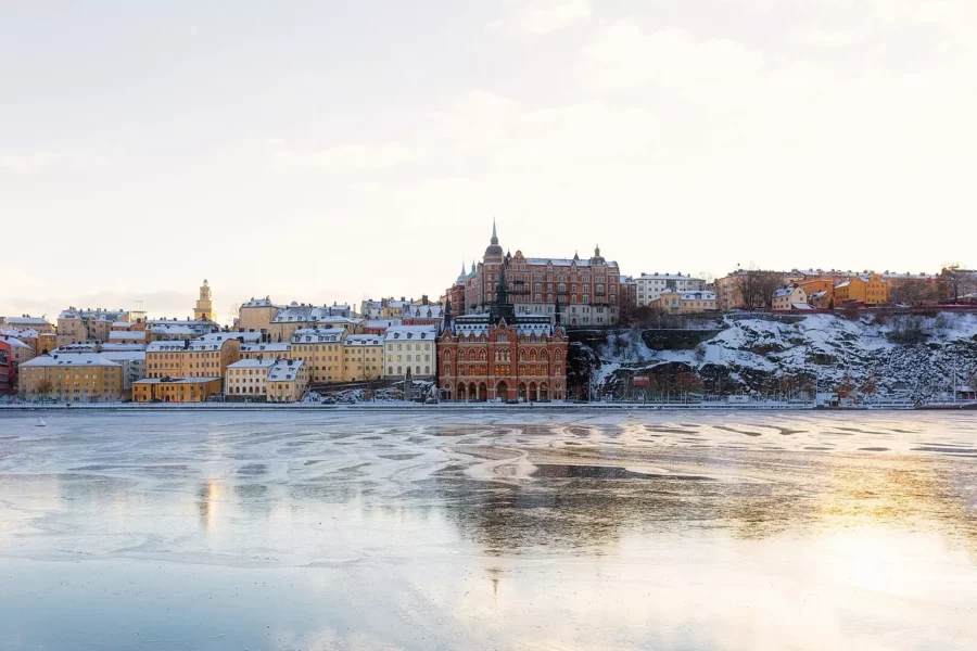 Stockholm sous la neige