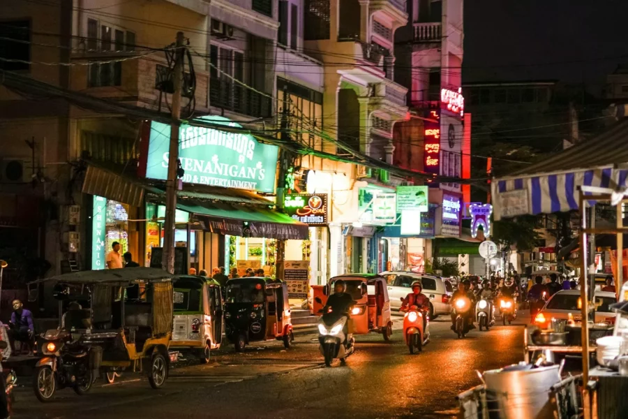 Ville de Phnom Penh, Cambodge