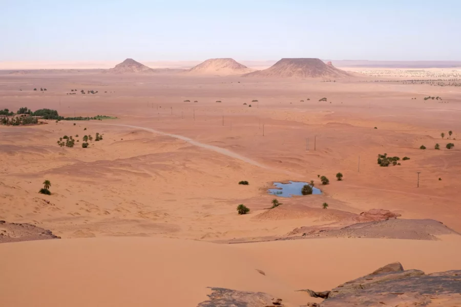 Paysage désertique à Timimoun, Algérie