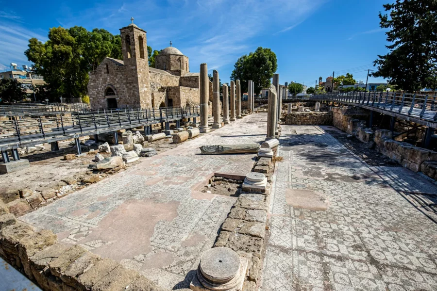 Église Agia Kyriaki Chrysopolitissa à Paphos, Chypre