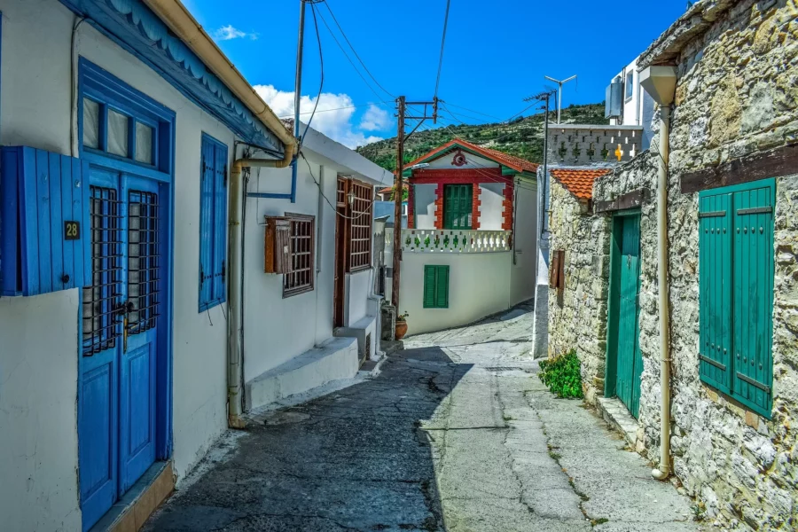 Village d’Omodos, Chypre