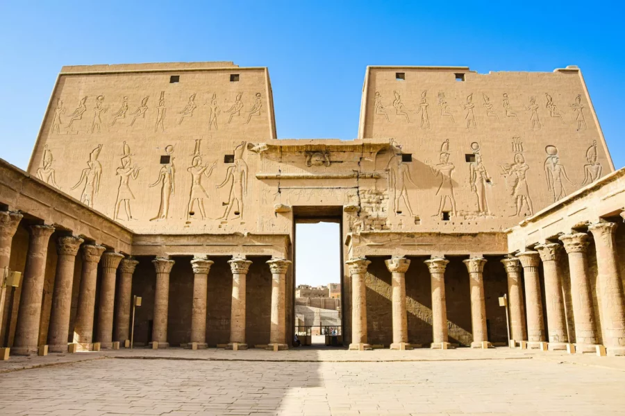 Temple d'Horus à Edfou, Égypte